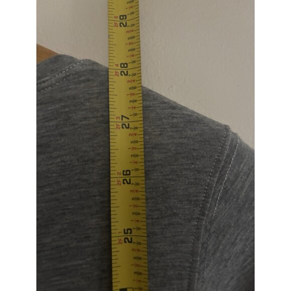 Lululemon every yogi long sleeve Grey White Cotton Women's Size Medium - Picture 5 of 8